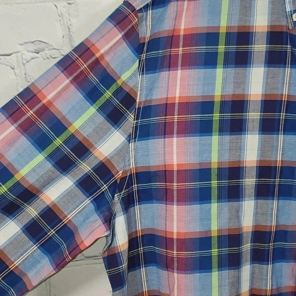 Men's Johnnie-O Hangin' Out Button Down Long-sleeved Size L Color Wake - Picture 9 of 15